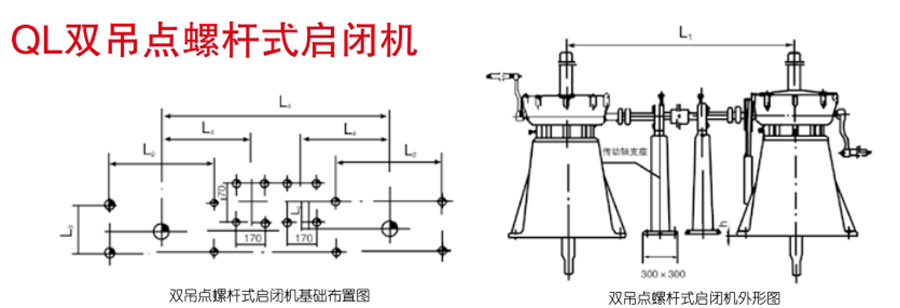 单吊点手电两用螺杆式启闭机型号技术参数